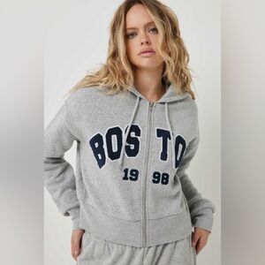 Ardene size small Gray “Boston 1998” Women's Hoodie, long sleeve jacket